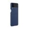 Futrola - maska Elegant Fold za Samsung F721B Samsung Galaxy Z Flip 4 tamno plava.