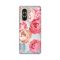 Silikonska futrola - maska print Skin za Huawei Nova 10 Pink Flowers.
