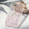 Futrola - maska Glitter za iPhone 14 6.1 roze.