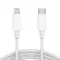 USB data kabl PD za iPhone Type C na lightning 3A HQ beli 1m (MS).