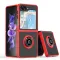 Futrola - maska Frosted Shockproof za Samsung Galaxy Z Flip 6 crvena.