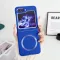Futrola - maska Magsafe Magnetic Shockproof za Samsung Galaxy Z Flip 6 plava.