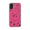 Silikonska futrola - maska print Skin za iPhone 16 Plus 6.9 Dottie Dottie Pink.
