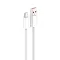 USB Data kabl LDNIO LS891 25W Fast Type C beli 1m.