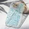 Futrola - maska Glitter za iPhone 15 Pro 6.1 plava.
