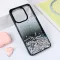 Futrola - maska Frame Glitter za Xiaomi Redmi Note 13 4G crna.