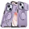Futrola - maska CamShield Ring stand za iPhone 15 6.1 ljubicasta.