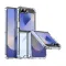 Futrola - maska Transparent Ice Cube za Samsung F741B Galaxy Z Flip 6.