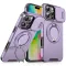Futrola - maska CamShield Ring stand za iPhone 16 Pro 6.3 ljubicasta.