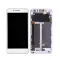 LCD ekran / displej za Lenovo Vibe C/A2020+touch screen beli+frame.