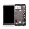 LCD ekran / displej za HTC ONE/M7+touch screen+frame sivi SPO.