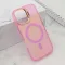 Futrola - maska SHINE MagSafe za iPhone 16 roze (MS).