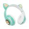 Bluetooth slusalice Cat Ear mint.