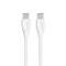 USB data kabl Superior CO-BX19 Fast 60W 3A Type C na Type C 1m beli (MS).