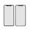 Staklo touchscreen-a + frame + OCA za iPhone XR Crno (Crown Quality).