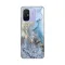 Silikonska futrola - maska print za Xiaomi Redmi 12C Blue Gold Marble.
