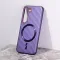 Futrola - maska Magsafe Stripe za Samsung S911B Galaxy S23 ljubicasta.