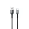 USB Data kabl Remax Kayla II RC-C008 2.4 A Elastic TPE Aluminum Type C crni.