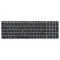 Tastatura za laptop HP 850 G3 sivi frame sa misem.
