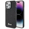 Futrola - maska Guess Hc PU Disco Script Metal za iPhone 15 Pro Max 6.7 (GUHCP15XPMSDGSK).