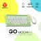 Combo mis tastatura wireless Fantech WK-897 GO Mochi80 zeleni.