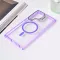 Futrola - maska Magsafe Transparent za Samsung S928B Galaxy S24 Ultra ljubicasta.