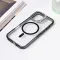 Futrola - maska Magsafe Transparent za iPhone 16 6.1 crna.