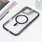 Futrola - maska Magsafe Transparent za iPhone 16 Plus 6.7 crna.