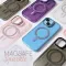 Futrola - maska Magsafe Sparkle za iPhone 12 6.1 crna.