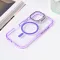 Futrola - maska Magsafe Transparent za iPhone 16 6.1 ljubicasta.