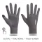 Rukavice za touchscreen Sport Zero sive.